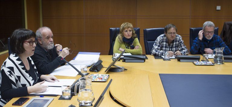 Reapertura Geriátrico de Arana comparecencia en el Parlamento Vasco