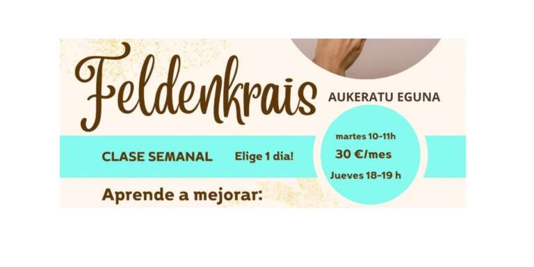 Feldenkrais auzo elkartean/Feldenkrais en la asociación vecinal