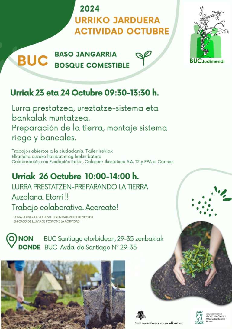 BUC-Urriko jarduera / BUC-Actividad de octubre