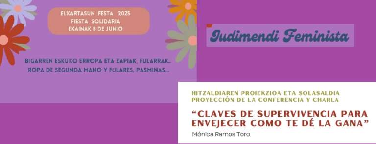 Actividades en junio de la Red Judimendi Feminista Sarearen jarduerak ekainan