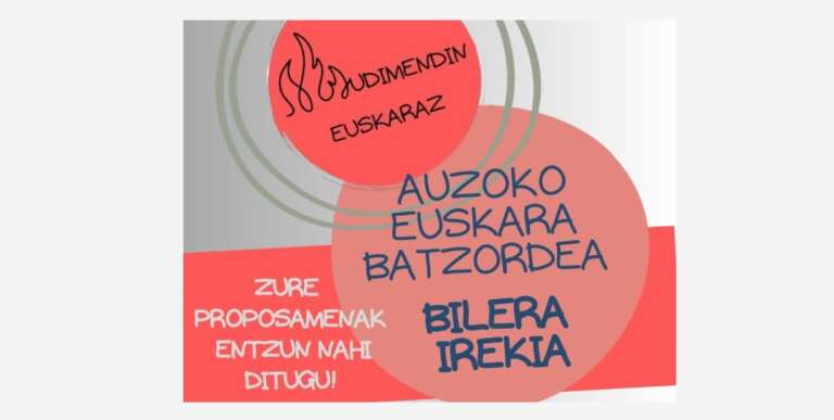 Judimendin euskaraz – Auzo Batzar irekia