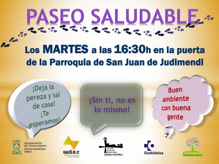 Especial paseo saludable y actividad jokoz kanpo
