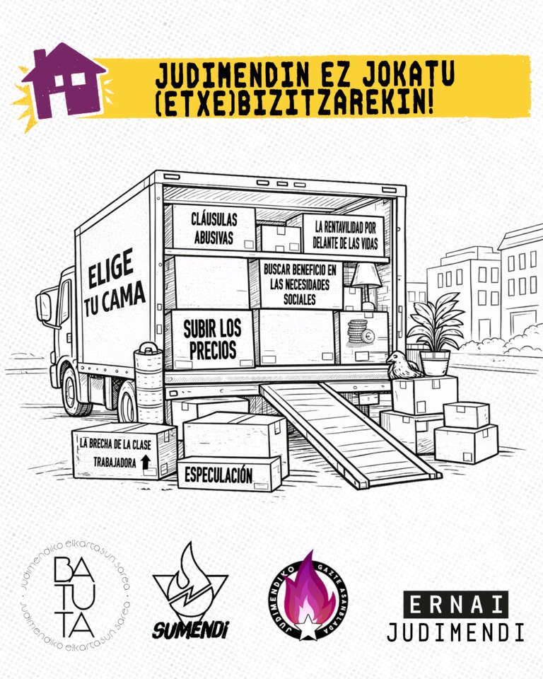 JUDIMENDIN EZ JOKATU (ETXE)BIZITZAREKIN!