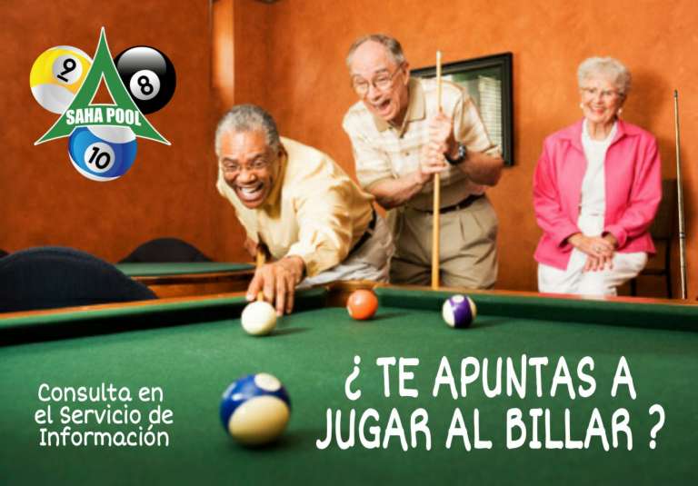 ¿TE APUNTAS A JUGAR AL BILLAR?