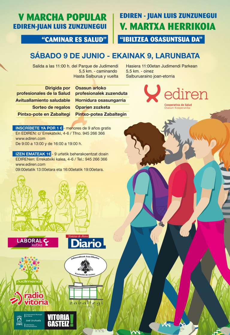V Marcha Popular Ediren – Juan Luis Zunzunegui