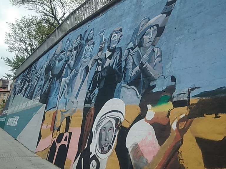 Inauguración mural Ahoz Aho