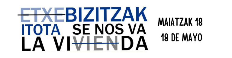 Judimendin BIZI nahi dugu [maiatzak 18 de mayo] Queremos VIVIR en judimendi
