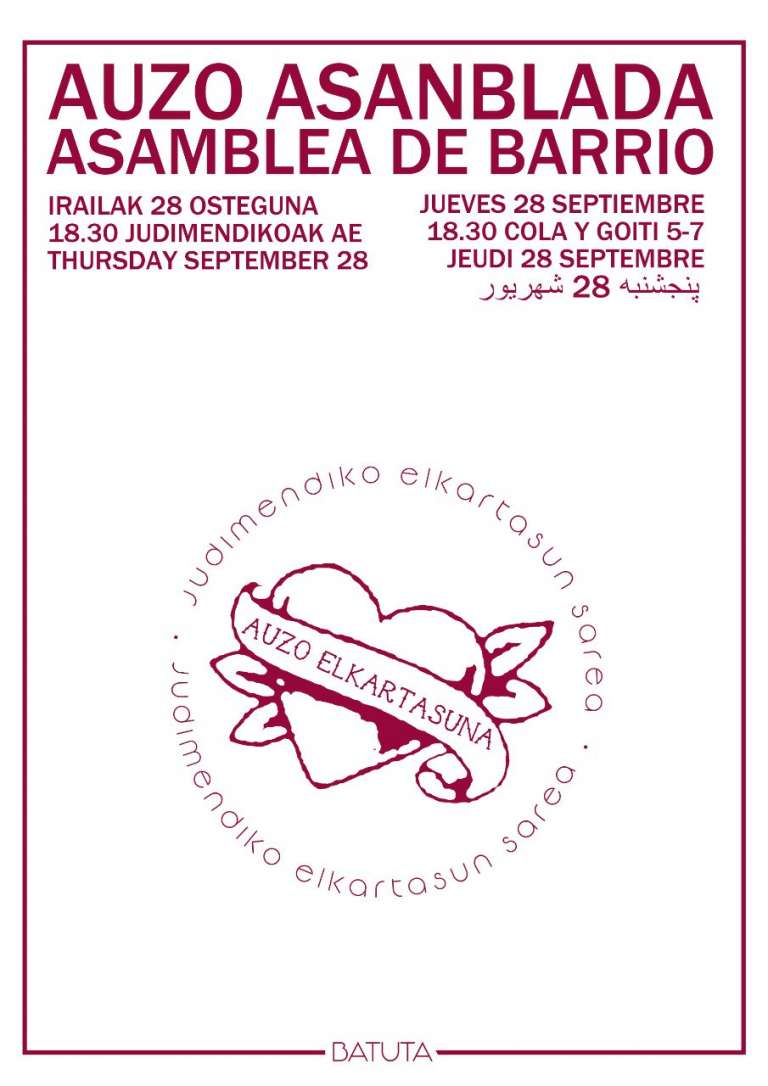 AUZO ASANBLADA/ASAMBLEA DE BARRIO