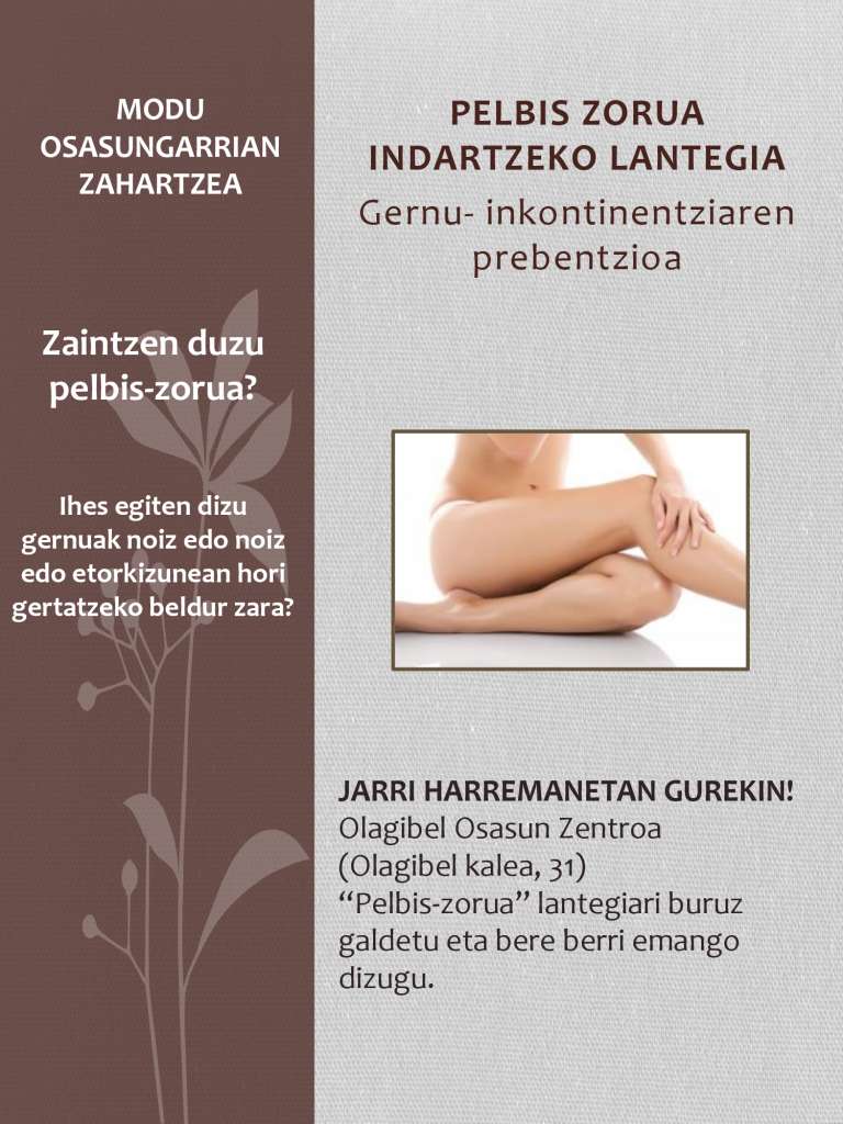 TALLER DE SUELO PÉLVICO
